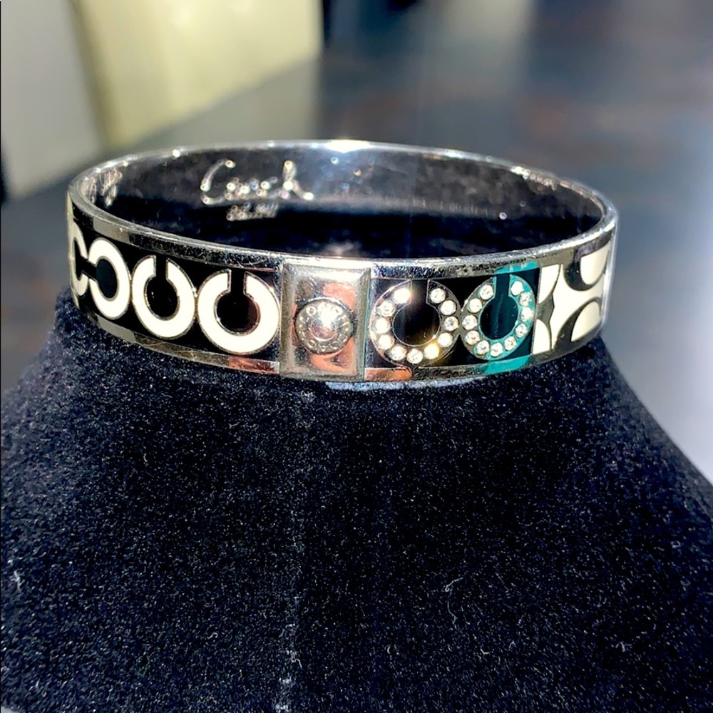 Coach Rhinestone Bangle Bracelet